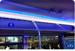 SU 12 IV electric, oświetlenie pasami LED wzdłuż całej przestrzeni pasażerskiej
